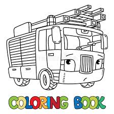 Os bombeiros são uma corporação, amiga da população, que bombeiro para pintar. Carro De Bombeiros Ou Firemachine Com Livro Para Colorir Dos Olhos Ilustracao Do Vetor Ilustracao De Contorno Cidade 99753357