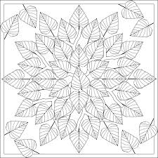 Birch Leaves Mandala Fall Coloring Pages Mandala Coloring Pages Coloring Pages