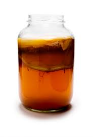 Kombucha is a traditional fermented drink made of black tea and sugar. Kombucha Wikipedia