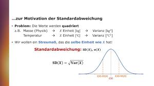 Die standardabweichung ist ein maß dafür, wie weit die einzelnen zahlen verteilt sind. Kenngrossen Momente Von Zufallsvariablen I Erwartungswert Varianz Standardabweichung Youtube