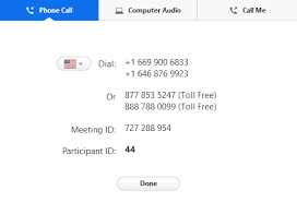 Joining A Meeting By Phone Zoom Help Center