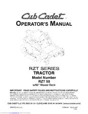 As stated previous, the lines at a cub cadet rzt 50 wiring diagram represents wires. Cub Cadet Rzt 54 W 54 Mower Deck Manuals Manualslib