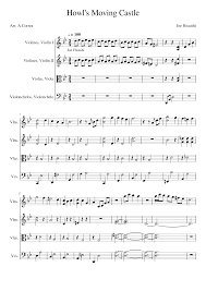 Reviews & news · full episode · hd streaming · new released Howl S Moving Castle String Quartet Sheet Music For Strings Group String Quartet Download And Print In Pdf Or Midi Free Sheet Music For Howl S Moving Castle By Joe Hisaishi Classical