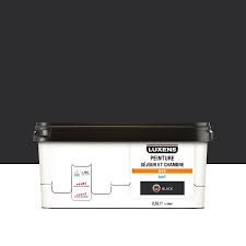 Leroy merlin zoom sur nos 10 coups de cœur colorés. Peinture Mur Luxens Noir Mat 2 5 L Leroy Merlin