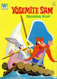 Yosemite sam is a looney tunes character. Comic Books In Collectible Coloring Books