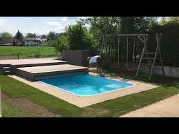 Begehbare Poolabdeckung 2 Teilig Youtube Pool Shade Swimming Pools Backyard Pool Landscaping
