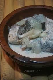 1/2 biji labu masak (potong dadu). Ikan Senangin Masak Lemak Putih Lada Hitam Kasih Ilmar