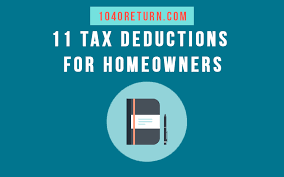 11 Tax Deductions For Homeowners – 1040Return: File 1040, 1040Ez, And 1040A  Forms Online