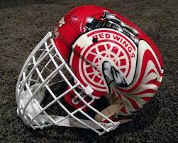 ˈdomɪnɪk ˈɦaʃɛk, audio (help · info); Hockey Goalie Face Mask Helmet Nhl Dominik Hasek Detroit Red Wings