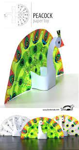 twitter peacock crafts paper crafts for kids paper toys