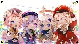 If i'm running diluc as main dps or any pyro dps, i would choose diona over qiqi for quick melt reaction and dont have to wait. Hd Wallpaper Qiqi Genshin Impact Klee Genshin Impact Video Games Anime Wallpaper Flare
