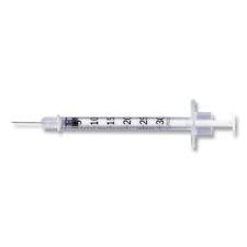 0.3 mL Insulin Syringe with Ultra-Fine Needle, 31 Gauge x 5 ...