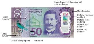50 dollar with holidays bow. 50 Reserve Bank Of New Zealand