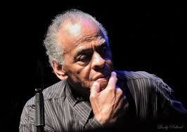 A happy toast to Cecil McBee for his 86th birthday, playing the bass for  many years until today May.19. The place: Yamaha, Ginza. The date:  Mar.30,1983. Photo by K.Abe http://abesun.com