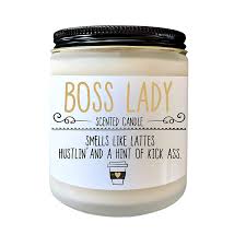 Amazon Com Boss Lady Scented Candle Lady Boss Like A Boss Lady Gift New Job Gift For Boss Funny Gift Boss Babe Handmade Products