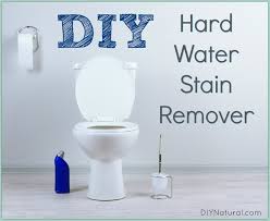 You can clear up these gritty hard water deposits in four easy steps. A Diy Hard Water Stain Remover Recipe For Cleaning Toilets And More