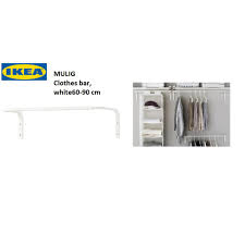 Combines with other products in the mulig series. Ikea Mulig Clothes Bar White 60 90 Cm Shopee Malaysia