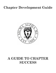 Chapter Development Guide A GUIDE TO ... - Sigma Alpha Mu