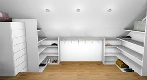 Creation D Une Chambre Avec Dressing Sur Combles A Villeneuve La Garenne 92 Dressing Sous Combles Dressing Chambre Dressing Sous Pente