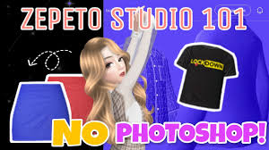 Zepeto Studio 101 Easy Way Without Photoshop Youtube