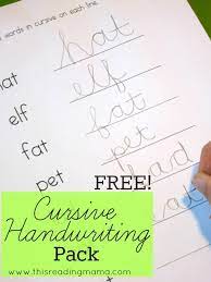 Cursive worksheets facilitate the development of penmanship. Free Cursive Handwriting Worksheets