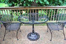 Young House Love One Young Family One Old House Love Painting Patio Furniture Metal Outdoor Table Modern Patio Furniture