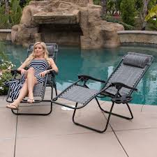 The caravan zero gravity chair is wider compared to the typical model so you'll be more comfortable while sitting on it. New Folding Gray Heavy Duty Zero Gravity Chair Lounge Pool With Canopy Holder Patio Chairs Swings Benches Swing Chair