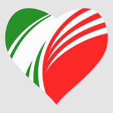 Die flagge italiens (italienisch bandiera d'italia, amtlich: Italien Italiener Italien Flagge Tricolore Entwurf Herz Aufkleber Zazzle De