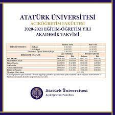 Maybe you would like to learn more about one of these? 2020 2021 Acikogretim Akademik Takvimi Ataaof Ataturk Universitesi Acikogretim Fakultesi