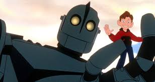 Set in the 1950's, hogarth, a young boy from maine, befriends a massive robot that crashed onto earth, the iron giant. What The Iron Giant Can Still Teach Us About Friendship And Vulnerability The Dot And Line