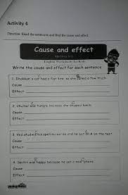 → laju reaksi merupakan laju pengurangan konsentrasi molar salah. Write The Cause And Effect For Each Sentence Brainly Co Id