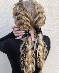 21 Pretty Prom Hairstyle Ideas For Curly Long Hair Braids For Long Hair Dutch Braid Hairstyles Braided Hairstyles