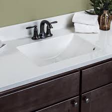 Most cultured marble colors are in the neutral range of white and beige, but any color is possible. Vanity Tops Schillings