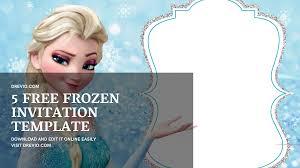 Download the invitation here and save it to your computer. Free Printable Frozen Birthday Invitation Templates Download Hundreds Free Printable Birthday Invitation Templates