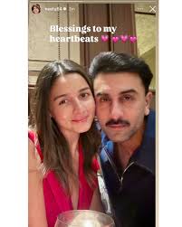 A touching moment from Neetu Kapoor as she shared a beautiful story  featuring Ranbir Kapoor and Alia Bhatt on their wedding anniversary. She  wrote, “Blessings to my heartbeats”—a warm and emotional message