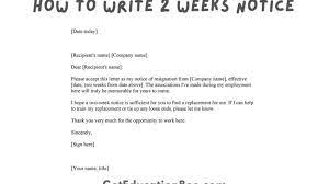 Maybe you would like to learn more about one of these? How To Write 2 Weeks Notice Best Writing Tips More Get Education Bee