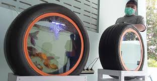 Model aquarium unik keren aquarium ikan cupang ikan hias ikan ada ikan. Kreativitas Di Tengah Pandemi Ban Bekas Disulap Jadi Akuarium Timlo Net