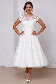 Dan Corina Lecca David S Bridal Spring 2013 Short Sleeve Wedding Dress Short Wedding Dress Tea Length Wedding Dress