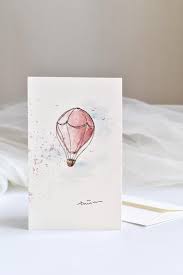 Biglietto Di Auguri Dipinto Ad Acquerello Etsy In 2021 Watercolor Paintings Easy Art Drawings Sketches Creative Watercolor Art
