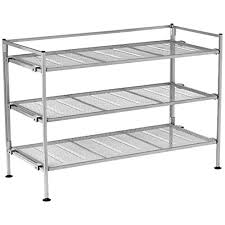 If you want to get organized and stay organized, those dorm. Buy Seville Classics Sturdy Freestanding Storage Shelf For Bedroom Closet Entryway Dorm Room Organizer 3 Tier Stackable 12 Pair Metal Shoe Rack Satin Pewter Mesh Online In Indonesia B002qb1de8