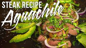 Rib eye con costra de ajo y chile | munchies lab. The Most Delicious Steak Aguachile Ever Latin Steak Recipe Youtube