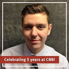 Congratulations to our March Service Anniversaries, as they celebrate their  time at CNB! From top left: James Lieb, Senior Trust Officer, 15 years at  CNB. Michelle LaMachia, Chief Auditor, 20 years at