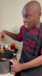 With good behavior all week, JB was able to cook, one of his favorite  meals!🧑🏾‍🍳#autismawareness💙💚💙💚