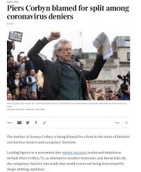 District judge sam goozee found the charge proven that he breached. Whippletom On Twitter There Is At Least One Bright Spot In The News Today A Schism Between Those Who Blame Coronavirus On Shape Shifting Reptiles And Those Who Blame 5g Piers Corbyn Jeremy S