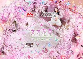 ネオ花見 -さくら咲くAR-｜森永乳業とコラボレーション | NAKED, INC. | 株式会社ネイキッド