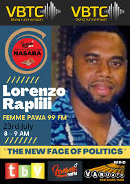 Let us introduce you to the new face of politics; Lorenzo Raplili! Coming  up next
