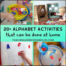 These are some of our most ambitious editorial projects. 20 Alphabet Activities For Home Each Of These Activities Is Easy To Set Up Hands On And A Fun Way To Expose Young Children To The Alphabet Printables Included Teaching 2 And