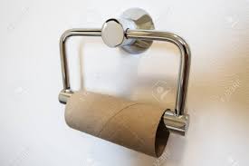 We all go to the bathroom, those who go with charmin ultra gentle toilet paper really enjoy the go! Panic Stressful Situation Empty Toilet Paper Roll On Holder Stock Photo Picture And Royalty Free Image Image 113399511