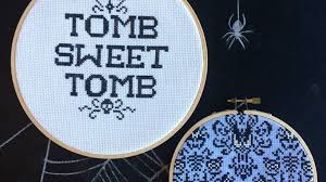 This pattern is 82 stitches wide by 94 stitches tall. Haunted Mansion Cross Stitch