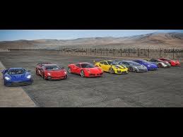 Forza 7 Ultimate Supercar Drag Race Ferrari Lamborghini Porsche Pagani Mclaren Ford Youtu Ferrari 458 Speciale Forza Motorsport Porsche 911 Gt2 Rs
